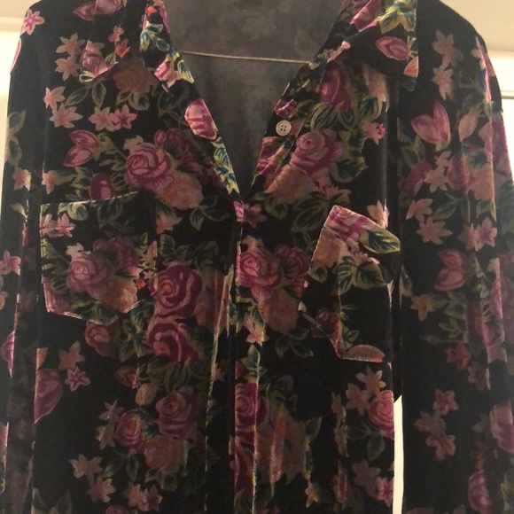 Jackets & Blazers - Vintage Jeaneology Velvet Blouse/Jacket